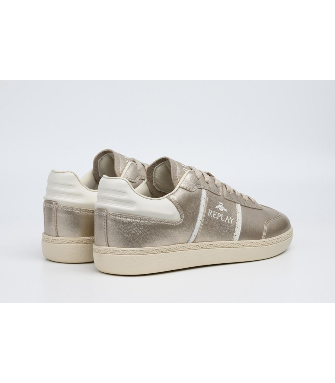 メタリックローカットレザースニーカー 詳細画像 ゴールド 2